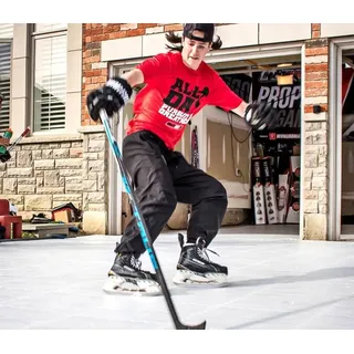 HockeyShot Revolution Skate-able Tiles 10x - Weiß
