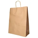 Papstar Tragetaschen, Papier mit gedrehtem Tragegriff