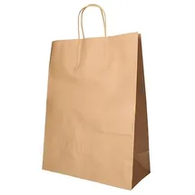 Papstar Tragetaschen, Papier mit gedrehtem Tragegriff