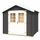 Weka Gartenhaus 209 2,5 x 2 m graphitgrau
