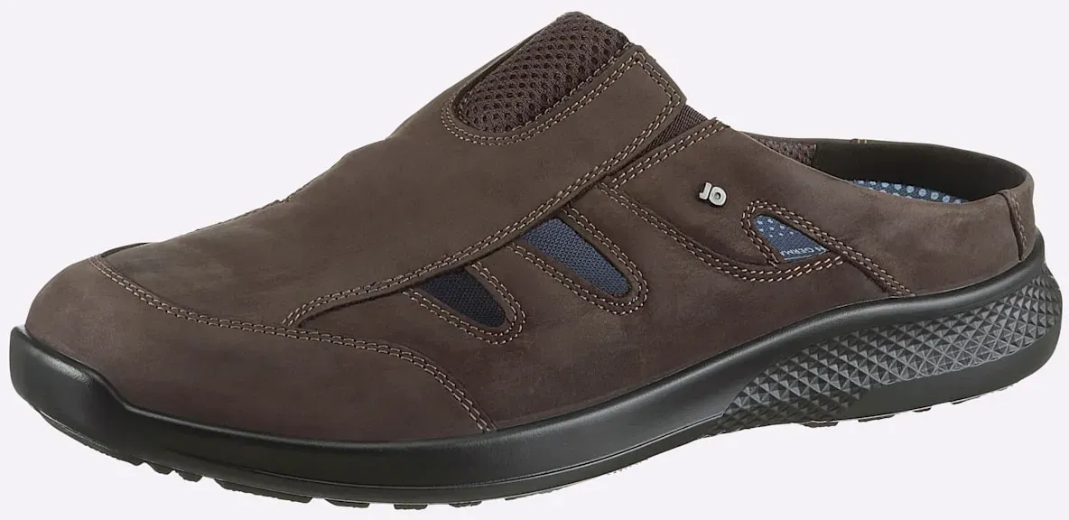 Clog JOMOS, Herren, Gr. 40, braun, Leder, Nubukleder, Schuhe Clog