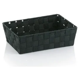 Kela Aufbewahrungskorb Alvaro 30 x 21 x 9 cm schwarz