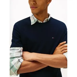Tommy Hilfiger T-Shirt TOMMY JEANS "TJM EXTRA SLIM 3 PACK", Herren, Gr. XXL, schwarz (schwarz, schwarz night navy, ecru), Single Jersey, Obermaterial: 100% Baumwolle, slim fit normal, Rundhals, eingesetzt abgesteppte Kante, Shirts T-Shirt, Mit Rundhalsausschnitt
