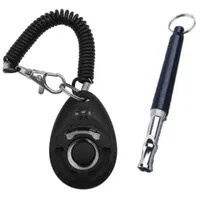 petsation Hundepfeife und Clicker Schwarz
