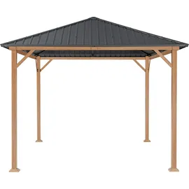 Konifera Pavillon Samos 3 x 4 m Braun