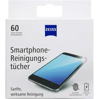 ZEISS Smartphone-Reinigungstücher Alkoholfrei 60 Stück Zur Sicheren & Effektiven