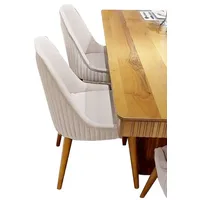 JVmoebel Stuhl Weißer Esszimmer 1-er Stuhl Designer Küchenstuhl Moderne Polsterstühle (1 St), Made in Europa weiß