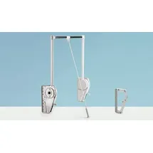 Hettich Kleiderlift,9079882,750-1150mm,aluoptik