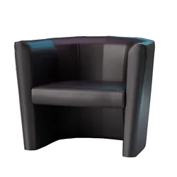 Clubsessel | Leder | Schwarz | Bistrosessel, Hotelsessel, Cocktailsessel