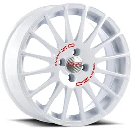 OZ SUPERTURISMO WRC 7,0 x 17 4 x 108 ET25 Weiß/Rot