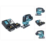 Makita DJV 184 RM Akku Pendelhub Stichsäge 18 V Brushless + 2x Akku 4,0 Ah + Ladegerät