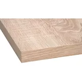 OPTIFIT Arbeitsplatte Mats 200 x 2,8 x 60 cm Eichefarben