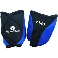 Sveltus Gewichtsarmbänder für Knöchel, 0.5 kg, Unisex, Erwachsene, Blau,