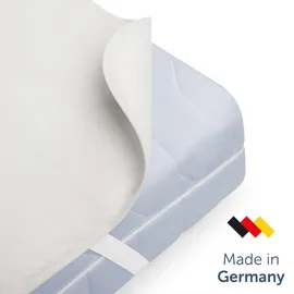 Blumtal Premium Molton Matratzenschoner atmungsaktiv 140 x 200 cm weiß