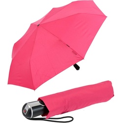 Knirps® Taschenregenschirm großer Schirm mit Auf-Zu-Automatik für Damen, der große, stabile Begleiter rosa