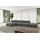 altdecor Ecksofa modulares Sofa Kerru-L2 - 380x190x70 cm Dunkelgrau Velours