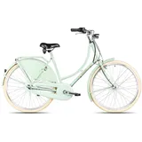 Maxim Hollandrad Nostalgie 1900, 3 Gang Shimano Nexus 3-Gang SG-3C41 Rücktritt Schaltwerk, Nabenschaltung Rücktritt, Straßenausstattung grün grün 55 cm