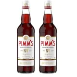 Pimm's The Original No. 1 | Hervorragend, aromatischer Aperitíf | Ideal für erfrischende Mixgetränke oder im Pitcher | Gut geeignet für Cocktails und Longdrinks | 25% vol | 700ml Flasche |
