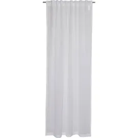 Esprit Vorhang LINEN Halbtransparenter Schlaufenvorhang (1 St), Schlaufe, Mischgewebe, 130 x 250 cm in Weiß weiß