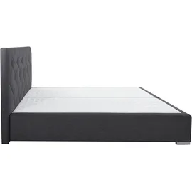 Home Affaire Boxbett HOME AFFAIRE "Tynan", grau (anthrazit), B:194cm L:210cm, Komplettbetten, Boxspringbett, wahlweise mit Bettkasten, in H2, H3 & H4 erhältilich