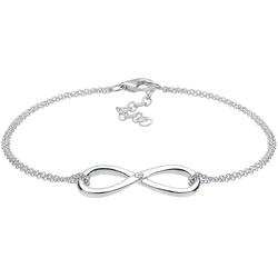 Elli DIAMONDS Infinity Ewig Diamant (0.03 ct.) 925 Silber 16 Damen 