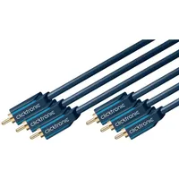 Clicktronic Casual YUV Komponentenkabel (3x Cinch-St./3x Cinch-St.), 10,0m