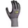 teXXor Nylon-Strickhandschuhe „black touch®`, Grau/Schwarz