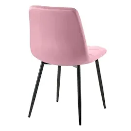 CLP Esszimmerstuhl Antibes Samt rosa