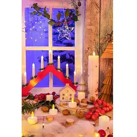 IDENA LED Teelichter 2 Stück weiß