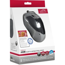 SpeedLink AXON Silent & Antibacterial Mouse (SL-610009-RRBK)