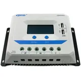 EPEVER PWM Laderegler 45A 12V/24V, Solar Charge Controller mit LCD Dispaly USB Anschluss,VS4524AU, vs4524au (45a, 12v/24v), 2502445