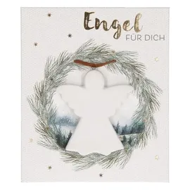 Butzon & Bercker Anhänger aus Porzellan - Engel für dich