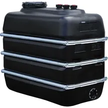 Graf Regentonne 2500 l schwarz