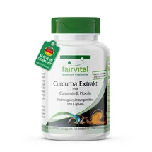 Fairvital Curcumin mit Bioperin Kapseln 120 St.