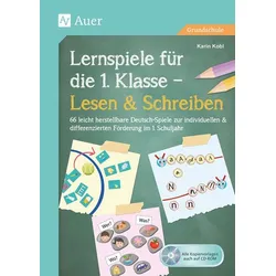 Lernspiele für die 1. Klasse - Lesen & Schreiben