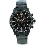 REGENT Herren Armbanduhr Chronograph Metallarmband dunkelgrau D2UR1152509 - Dunkelgrau