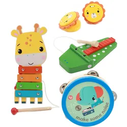Fisher-Price - Holz-Musikinstrumente 5 Stück