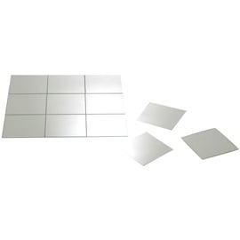 Mirrotech Spiegelfliesen 12er Set TAIL, Glas - selbstklebend - 15 x 15 cm - 12er Set