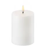 uYuni LED Stumpenkerze 7,8x10cm Nordic White