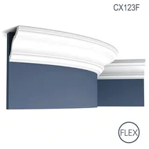 Orac Eckleiste CX123F Weiß 2 St. 200 x 8 x 8 cm