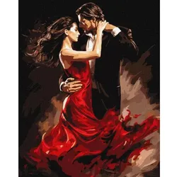 Ideyka: Malen nach Zahlen, Tango der Liebe 40 x 50 cm