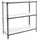 Proregal Schwerlastregal Metall 100x80x40 cm Anthrazit-Weiß