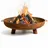 moodz outdoor living Feuerschale Ø 100 cm Braun