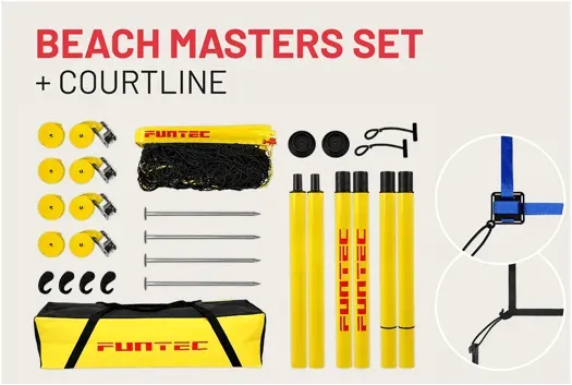 Funtec Beach Masters Set - Bundle2 Tor Mehrfarbig