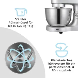 Klamer Classic 1400 W Silber