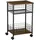 Homcom Küchenwagen Spanplatte Rustikal-Braun 40 x 30 x 62 cm