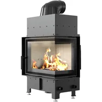 Kratki Kamineinsatz Floki | Eckscheibe rechts | 8 kW