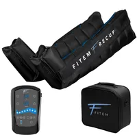Fitem Recovery Boots - 8 Kammern, 6 Modi - Bein- & Fußmassage - Lymphdrainage - Schwere Beine - Wassereinlagerungen - Lipödem - Cellulite - Sport-Regeneration - 2 Jahre Garantie - Tausende Nutzer !