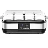 Rommelsbacher Joghurtbereiter JG 40 40 Watt, für 8 Portionsgläser à 150 ml, schwarz
