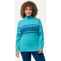 Ulla Popken Pullover in helles türkis | Gr.: 50-52